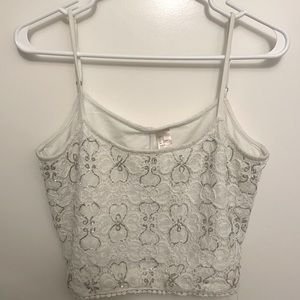 H&M beaded crop top